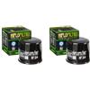 DB PARTS Set di 2 filtri olio compatibili con Kawasaki 636 ZX6R C Ninja (ZX636CCA) 2005 2006