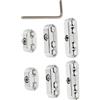 PRETYZOOM Separatori Per Fili Di Candela in Abs Separatore Per Fili Auto Chiave Inclusa Preventivo Di Accensione Incrociata e Vibrazioni