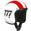 Bandit Jet 777 Casco Jet (White/Red,M (57/58))