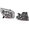 EASYSHOP24H Faro Fanale Proiettore Anteriore DX Destro Per RAV4 RAV 4 da 2003 a 2005 H4 Regolazione Elettrica Gruppo Ottico Luce Fanalino Lato Passeggero