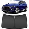 IOLAILA Parasole per parabrezza per Audi Q5 2018-2025 Accessori compatibili - 4 strati su misura Parasole anteriore pieghevole Protettore parasole, blocca i raggi UV Mantiene la tua auto più fresca