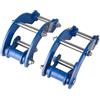 LIANGBAOS Distanziali Mozzi Auto Per Isuzu Per D-MAX Per DMAX Per Dmax 2012-2019 Kit Di Sollevamento Anteriore E Posteriore Distanziale Ammortizzatore Da 1-2 1 Paio Distanziali Ruota Allargare(Blue 2 inch)