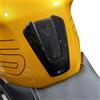 labelbike - Adesivo 3D Moto Paraserbatoio Protezione e Decorazione in Resina compatibile con Triumph Colore Carbonio