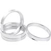 WABTU Anelli Di Centraggio 4Pcs In Lega di Alluminio Mozzo Ruota Centro Anelli 67.1mm OD A 54.1 56.1 56.6 57.1 58.1 60.1 63.4 64.1 65.1 66.1 66.6mm ID Anelli Centraggio (Color : 67.1-58.1mm)