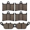 Cyleto Pastiglie Freno Anteriori e Posteriori per Yamah-a MT-09 MT 850 Tracer 900 Sport Tracker 2014-2020 FZ-10 2017 FZ1 Fazer 2006-2015 FZ1 FZS 1000 2006-2014 YZF R1 2006 206 2014 20006 4-200 6