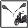 Piaggio KIT COPPIA 2 SPECCHI SPECCHIETTI SPECCHIO SPECCHIETTO RETROVISORE NERI LATO DESTRO E SINISTRO PER PIAGGIO BEVERLY 300 DAL 2021 AL 2024 - PIAGGIO BEVERLY 400 DAL 2021 AL 2024 ORIGINALE PIAGGIO