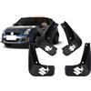 AYBEN 4 Pezzi Auto Parafanghi Paraspruzzi per Suzuki Swift 2011-2016, Impermeabile Protezione Accessories, Installazione Semplice