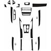 NLNGNZBZTP Per BMW Per X5 Per E70 Per X6 Per E71 2008 2013 Adesivi Per Pannelli Interni Auto In Fibra Di Carbonio Kit Completo Di Copertura Degli Interni Copertura Pannello Cambio Dell'auto(‎X6)