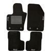 RICAMBIITALIA2017 Set Tappetini Moquette compatibile con Fiat 500X 2014-2018 | 4 tappetini auto, moquette con fondo antiscivolo, 4 fissaggi, copertura abitacolo, facile pulizia