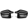 MOMOHCHGBT specchietti esterni cover Per BMW Serie 2 3 4 5 7 G20 G21 G28 G22 G11 G12 G30 G38 G42 LHD RHD Copertura Specchietto Retrovisore Laterale Nero Lucido Alloggiamento Specchio Auto(LHD-Carbon pattern)