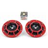 Yida Kit di clacson da 12 V, 135 dB, super forte, tono alto e basso, doppio clacson in metallo con staffa per furgoni, auto, camion, SUV, camper, motocicli, fuoristrada, barche