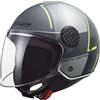 LS2, Casco Moto Jet SPHERE LUX FIRM Matt Black Titanium, XL