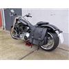 ORLETANOS The Big Borsa da sella compatibile con Harley Davidson Fat Bob Boy Streetbob dal 2018, nuovi modelli HD nero, borsa laterale, valigia, lato sinistro, volume 32 litri, pelle, grande