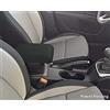 Drive Design Bracciolo premium compatibile per TIPO in TESSUTO nero e regolabile in lunghezza con portaoggetti, compatibile Fiat Tipo
