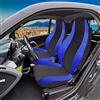 Rebeca Shop® Coprisedili Auto Compatibili per Smart terza serie W453 Made in Italy Set Copri-sedile Anteriori Coppia (Coprisedili Smart 3serie W453, Nero/Royal)