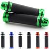 Area Longboard Manopole compatibile con Honda CB 500X, CB 500, S, CB 500F, CB500 F/X (Dome/Verde)