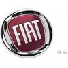FCA Stemma Logo Anteriore Griglia Calandra Originale Sigla Emblema 120 mm Rosso Metallo Emblema Auto