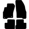 Kovvar Tappetini per Auto in Gomma Duogrip adatti per Fiat Punto Grande 2005-2012 - Versione: Distanza punti di fissaggio (conducente) 30,3 cm - Serie: DuoGrip Gomma