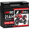 LANGZEIT Batterien LANGZEIT 51913 batteria moto 12V 21Ah GEL G19 519013017 ABS 19Ah scooter senza manutenzione