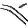 Autopixl Qualità OEM Spazzola tergicristallo for auto compatibile con SEAT Altea XL 26+26 2004-2015 Tergicristallo for parabrezza automatico Lame for lavavetri Adatta for artigli Vestibilità perfetta per par