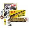 Generico 372830000 KIT TRASMISSIONE DID PROFESSIONAL CATENA CORONA PIGNONE PER HONDA 600 XL 600 V Transalp 1987-1988