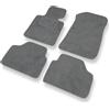 Mossa Premium tappetini auto in velluto compatibili con BMW X1 I E84 (2009-2015) - tappeti auto - grigio 1