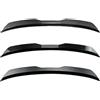 KIZMIQ Auto Spoiler posteriori per Fi-at Grande Punto 2007 2008 2009 2010 Nastro Installare Adesivo,ABS Alettone Tetto Posteriore Tuning Ala Styling Accessori,B/Carbon Fiber