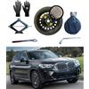 D'ANGELO 1988 Kit Ruotino di Scorta 18 compatibile con BMW X3 G01 con Cric, Chiave e Sacca (2018>) 135/80R18