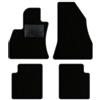 QUEMAR Tappetini Auto per 500L 2012-2022, Bordo Antracite, 0 Ricami | Kit Tappeti Moquette e Gomma su Misura / Set 2 Anteriori + 2 Posteriori / Ricami e Colori Personalizzati / Antiscivolo