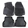 J&J AUTOMOTIVE Tappetini Auto in Gomma su Misura per Ford B-Max 2012-2017, Set da 4 Pezzi, Bordo Alto 4 cm, Antiscivolo, Inodore, Colore Nero