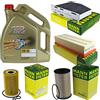 Diederichs Set di filtri EDGE Titanium FST 5W-30 LL filtro abitacolo carburante aria