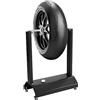 COSTWAY Equilibratrice per Ruote di Bici e Moto, Equilibratrice Statica con Base e Coni Regolabili, Equilibratrice Portatile per Bilanciare Pneumatici di Moto e Bici