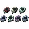 kjjukrhfs Fari Anteriori Per Mini Per Cooper F55 F56 2014-2021 Auto Faro Anteriore Fari A LED DRL Indicatori Di Direzione Proiettore Testa Lampade Di Montaggio Proiettore Fanale Anteriore(2pc RGB halo)