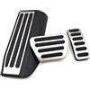 Pizgear Kit di 3 copri pedali freno a gas for auto MT, for Land Rover, for Range Rover, Sport 2013-2021 Discovery 5 L462 2017-2021 LHD Copri pedale Copripedale per auto