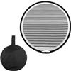 Walopola Pannello Riflettente ad ammaccature, 80 cm, riflettore a Righe, per Auto, Pieghevole, Linea a LED, Flessibile, per carrozzeria