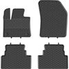 IMJ-Global Tappetini Auto Gomma beeLine su Misura Compatibili con Opel Grandland X 2017-2024, Set Completo di Tappeti Auto per Migliorare Look e Sportività, Tappetino Premium in TPE Durevole
