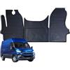 W-Parts TAPPETI - TAPPETINI IN GOMMA 3D TPE NERI PER IVECO Daily dal 2014 al 2019
