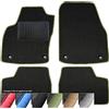 moto-MOLTICO Tappetini Auto Set di Tappeti in Moquette su Misura per Opel Corsa E 2015-2019 (Filo Verde)