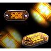 Flexzon 6 x 12 V LED ambra arancione indicatore luci laterali indicatore rimorchio camion camion van bus