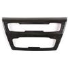 SQOGJSGZ Adesivo decorativo 4 Adesivi Decorativi Cornice Copertura Pannello CD Console Centrale Dell'auto Per BMW X1 F48 X2 F47 2016-2022 Accessori Auto Decorazione Degli Interni(Nero Grana del legno)