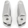 SDCDKLPEPT Anteriori Moto Pedane Pedane e poggiapiedi Per BMW F800R R1200S HP2 K1300S K1300R K1200R K1200S(‎Front Silver a)