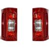 EASYSHOP24H Set 2 Faro Fanale Fanalino Posteriore Sinistro Destro Per Ducato 244 Boxer Jumper 2002 a 2006 Gruppo Ottico Luce Stop