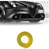 4R Quattroerre.it Profilo Giallo Adesivo per DAM Paraurti Anteriore Alfa Mito