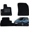 W-Parts SERIE 4 TAPPETI - TAPPETINI IN MOQUETTE NERI PER FIAT DOBLO DAL 2023 IN POI