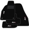 Generico Tappetini compatibili con Alfa Romeo Spider 916 1994-2005, ricamo Spider bandiera Ita, kit tappetini auto personalizzati, set tappeti in moquette, tappeto auto