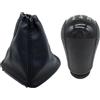 Hguvsjd Pomello Del Cambio Per Ford Per Transit Van MK7 2006-2013 Pomello Del Cambio A 5 Marce Cuffia Leva Cambio Collare Di Copertura Pomello Leva(Nero)