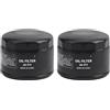 Road Passion Filtro Olio 49065-7007 49065-0721 49065-7002 49065-2057 Compatibile con BMW K1300S R1200GS R1200GS ABS R1200R ABS R1200RS R1200RT R1250GS R1250R R1250RS R1250RT S1000RR (2 pezzi)