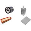AOQ ORIGINAL QUALITY AOQ - KIT 4 FILTRI TAGLIANDO COMPATIBILE CON FT 500 (312) 1.2 BENZINA/GPL Natural P. (FINO A 9/2011) FT.Panda II (169) 1.2 GPL 51 kw - INCLUSO FILTRO GPL