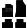 QUEMAR Tappetini Auto compatibili con Renault Clio V anche Hybrid dal 2019/ Kit Tappeti Moquette e Gomma su Misura (Set 2 Anter.+ 2 Poster.)/ Ricami e Colori Personalizzati (1 Ricamo, Bordo Antracite)
