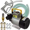 AMUR Pompa diesel Pompa travaso gasolio Pompa olio combustibile, con prefiltro e ugello di connessione! Prevalenza (Set Pompa Diesel Standard-4-Pacchetto 1)